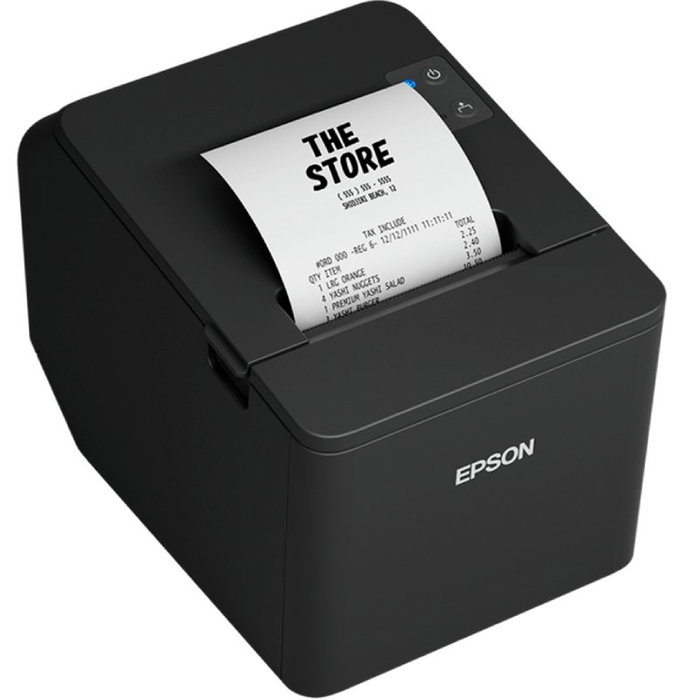 Epson TM-T20IV Impresora de recibos USB + Serie, Negro Epson TM-T20IV Impresora de recibos USB + Serie, Negro